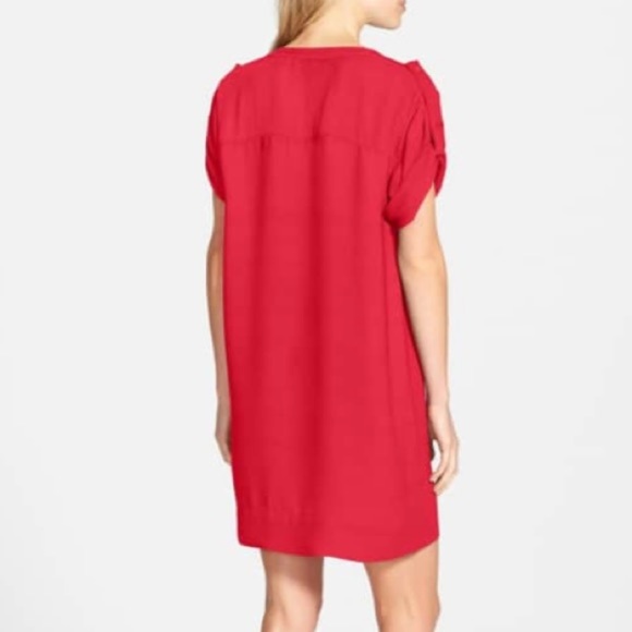 BCBGMaxAzria FRANK Red Dress - Picture 2 of 8